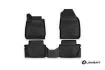 Ford Fiesta 2008-2017 (2015↗) 3D Gummimatten für Innenraum (4 Stk, Novline) Foto 1