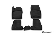 Ford Focus III 2011-2017 (2015↗) 3D Gummimatten für Innenraum (4 Stk, Novline) Foto 1