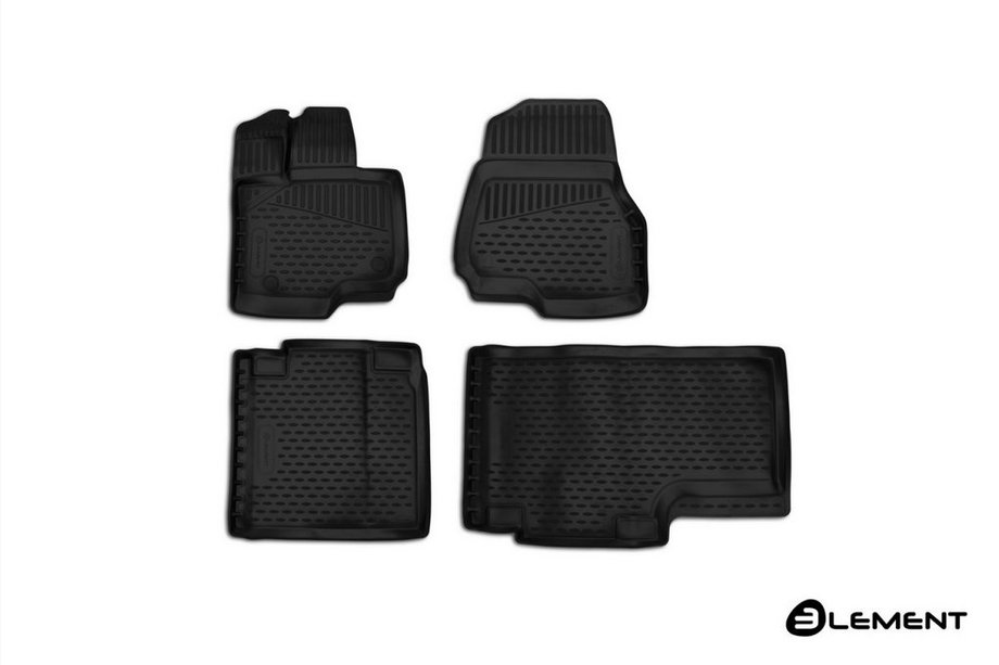 Ford F-150 2014-2021 3D Gummimatten für Innenraum (4 Stk, Novline) Supercab (ext. cab) Image