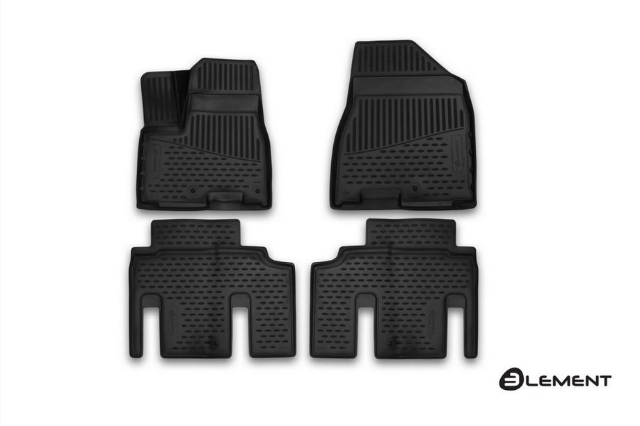 Kia Carnival 2002-2013 (2015↗︎) 3D Gummimatten Innenraum (4 Stk, Novline) VAN (für den kasachischen Markt) Image