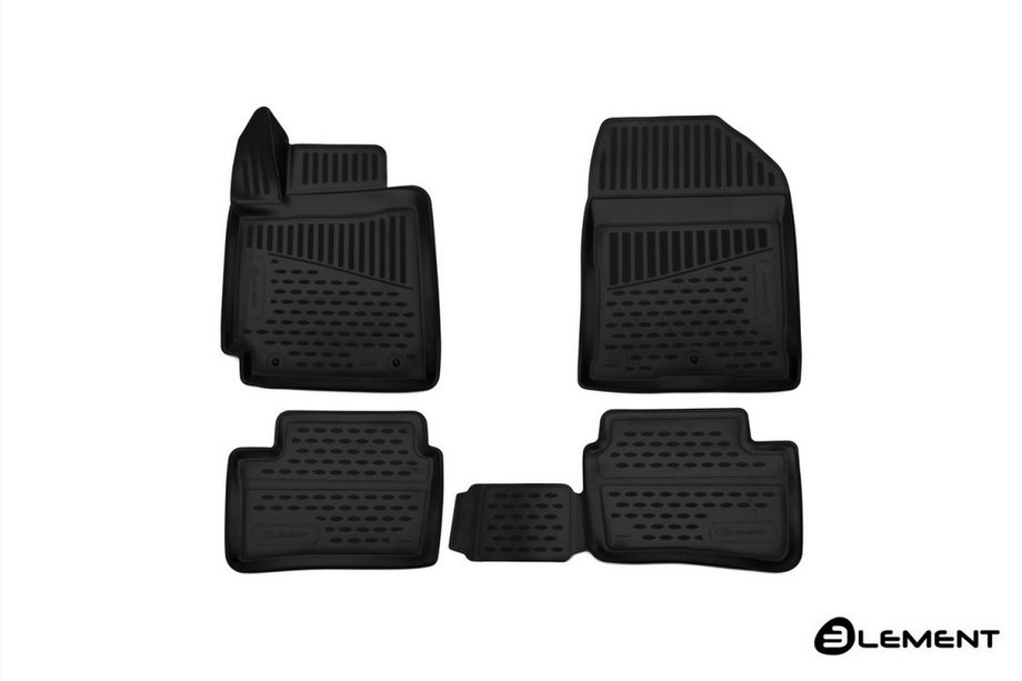 Kia Picanto 2016- 3D Gummimatten für Innenraum (4 Stk, Novline) HB Image