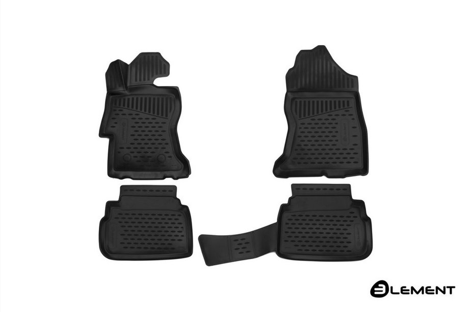 Subaru XV 2017-2023 3D Gummimatten für Innenraum (4 Stk, Novline) Image