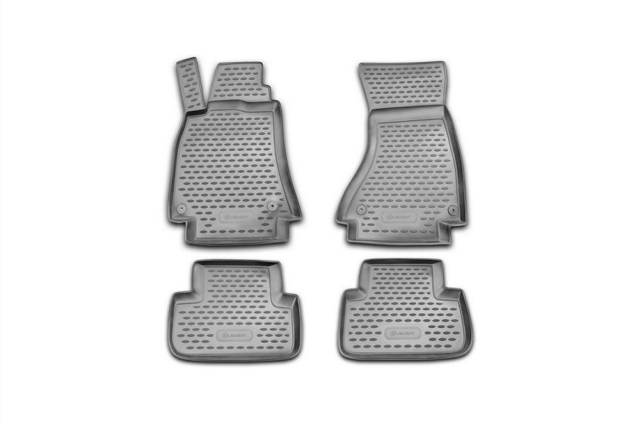 Audi A4 B8 2007-2015 Gummimatten Innenraum (4 Stk, Novline) Automatikgetriebe Image