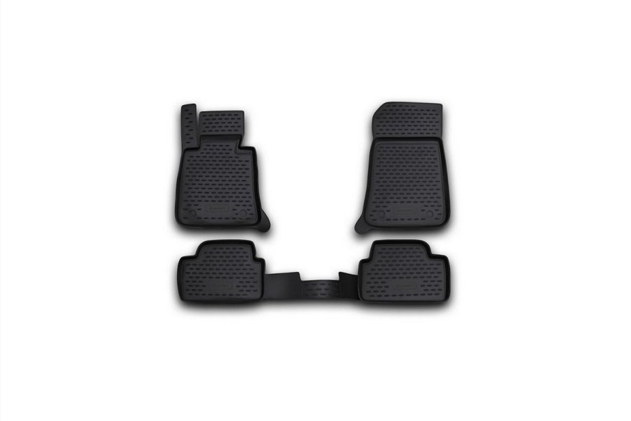BMW 1 Series E81/E82/E87/E88 2004-2011 Gummimatten für den Innenraum (4 Stk, Novline) 5D Image