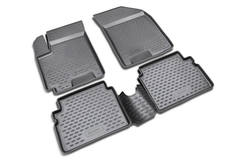Chevrolet Aveo T200 2002-2008 Gummimatten für den Innenraum (4 Stk, Novline) Image