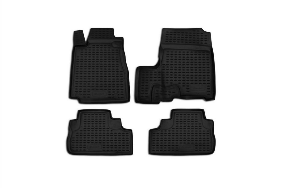 Honda CRV 2007-2011 Gummimatten für den Innenraum (4 Stk, Novline) mit Rand Image