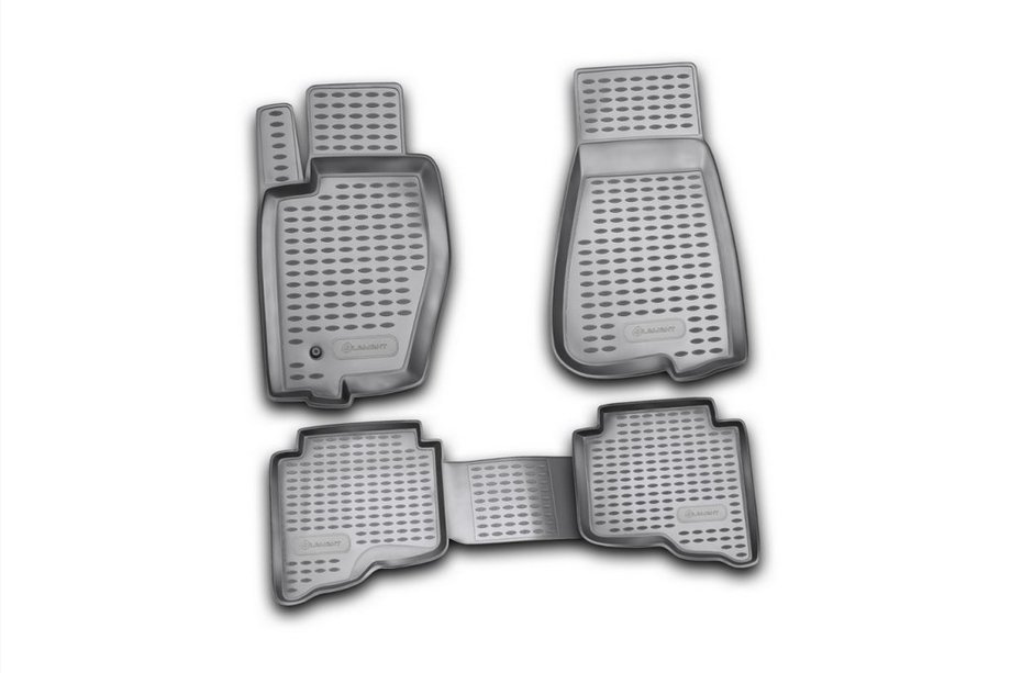 Jeep Grand Cherokee WK 2004-2010 Gummimatten für den Innenraum (4 Stk, Novline) Foto 1