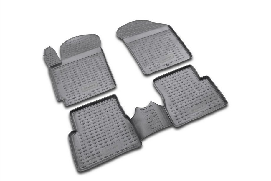 Kia Picanto 2004-2011 Gummimatten für den Innenraum (4 Stk, Novline) Image