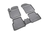 Kia Picanto 2004-2011 Gummimatten für den Innenraum (4 Stk, Novline) Foto 1