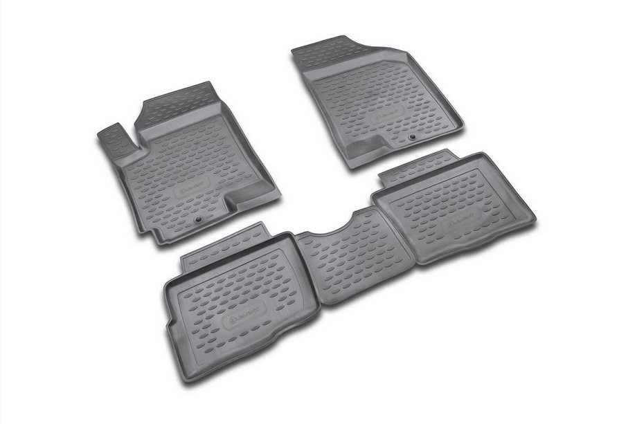 Kia Soul I 2008-2013 Gummimatten für den Innenraum (4 Stk, Novline) Image