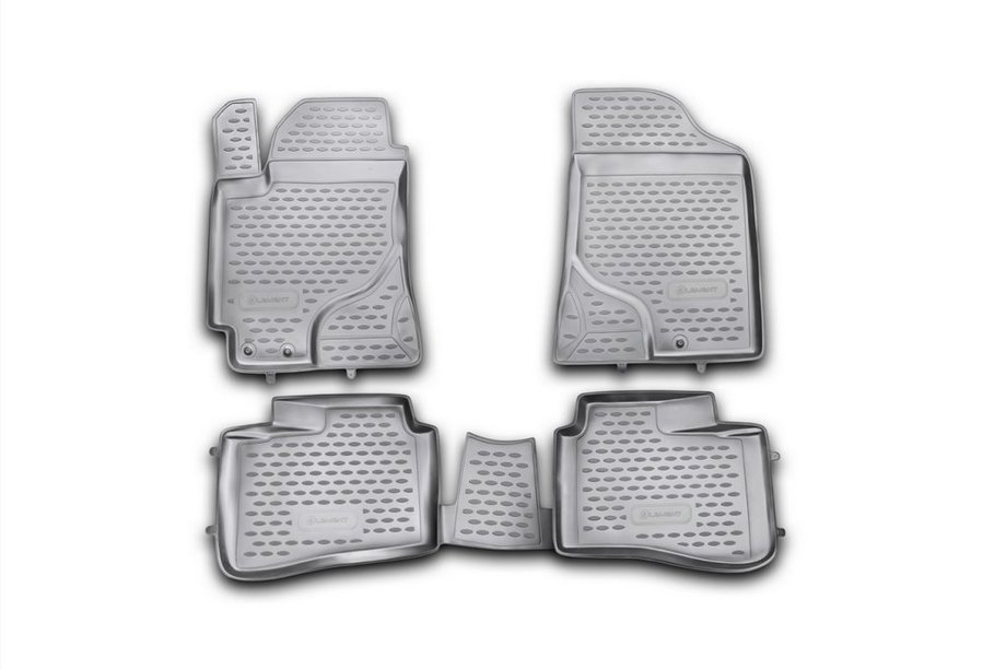 Kia Cerato 2 2010-2013 Gummimatten für den Innenraum (4 Stk, Novline) Foto 1
