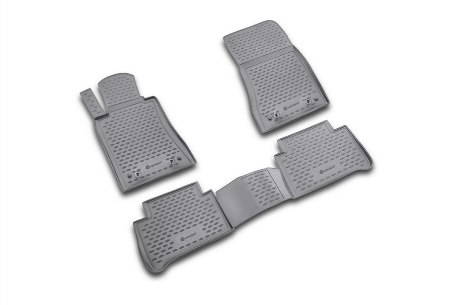 Mercedes E-class W211 2002-2009 Gummimatten Innenraum (4 Stk, Novline) Hinterradantrieb Foto 1