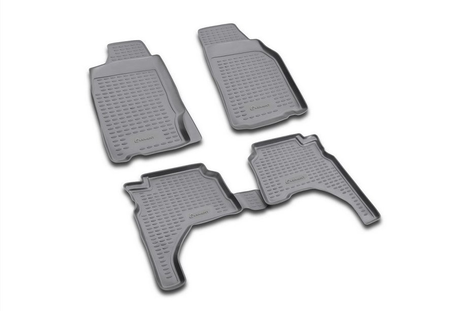 Mitsubishi L200 1996-2006 Gummimatten für den Innenraum (4 Stk, Novline) Image