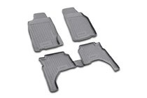 Mitsubishi L200 1996-2006 Gummimatten für den Innenraum (4 Stk, Novline) Foto 1
