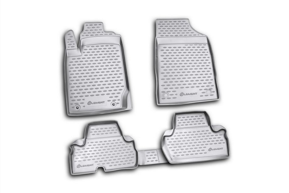 Mitsubishi L200 2006-2015 (2010-2015) Gummimatten Innenraum (4 Stk, Novline) 2D Image