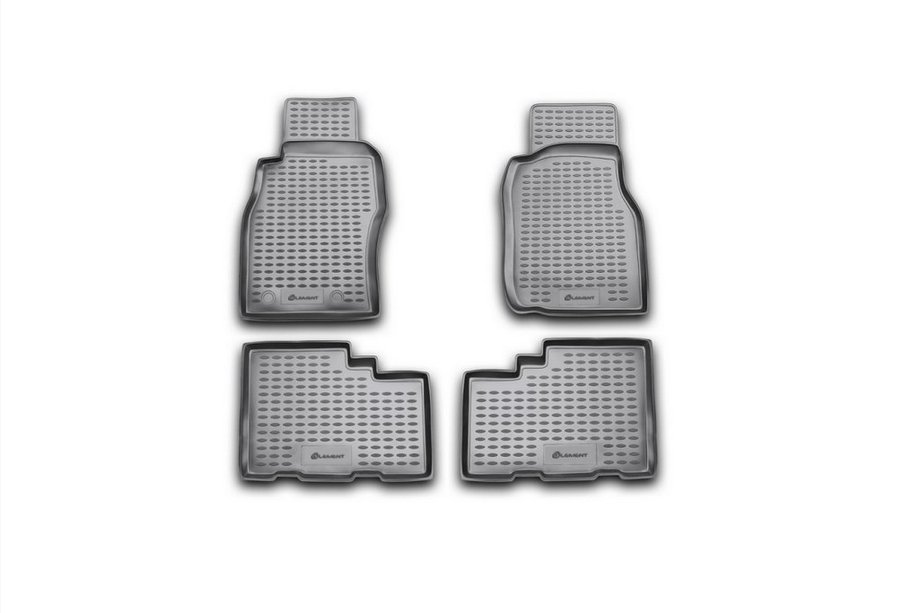 Nissan Patrol Y61 1997-2011 Gummimatten für den Innenraum (4 Stk, Novline) Foto 1