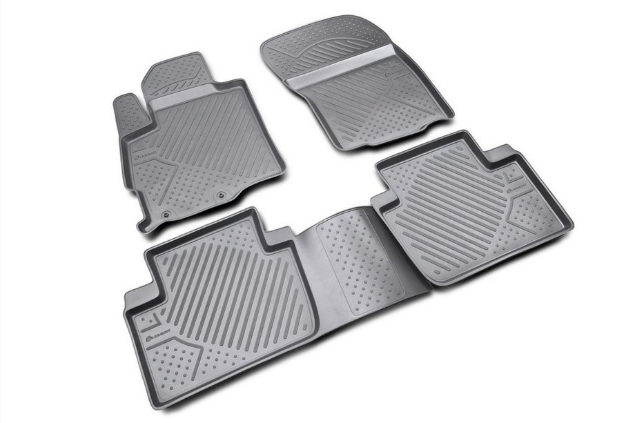 Peugeot 4007 2007-2013 Gummimatten für den Innenraum (4 Stk, Novline) Image