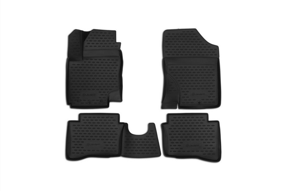 Hyundai I-20 2008-2012 3D Gummimatten für Innenraum (4 Stk, Novline) Image