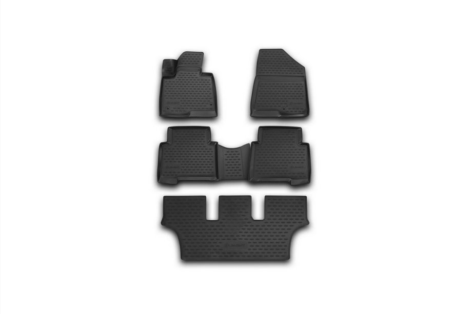 Hyundai Santa Fe 3 2012-2018 3D Gummimatten für Innenraum (5 Stk, Novline) Grand Image