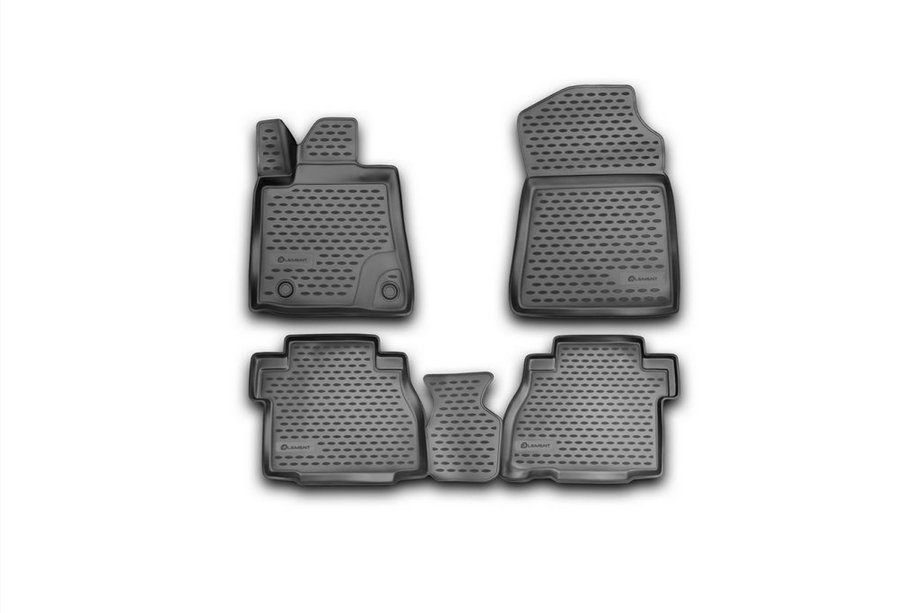 Toyota Tundra 2007-2021 3D Gummimatten für Innenraum (4 Stk, Novline) Double Cab/Crew MAX (USA) Image
