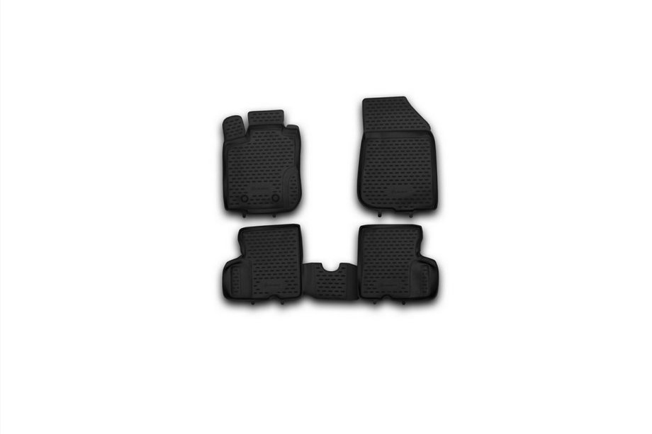 Renault Duster 2008–2017 (2011-2015) Gummifußmatten Innenraum (4 Stk, Novline) 4WD Image