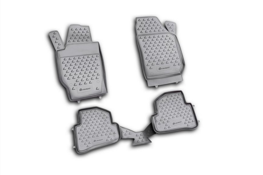Skoda Fabia 2007-2014 Gummimatten für den Innenraum (4 Stk, Novline) Image