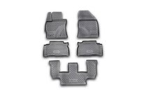 Toyota Verso 2009–2018 (2009-2013) Gummimatten (3 Reihen) Innenraum (5 Stk, Novline) Variante 1 Foto 1