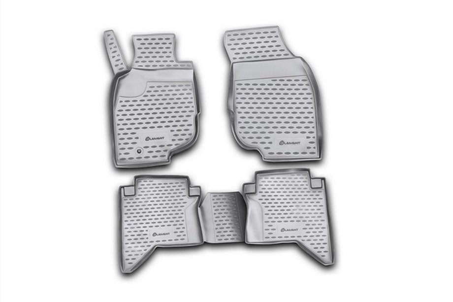 Toyota Hilux 2006-2015 (2008↗) Gummimatten für den Innenraum (4 Stk, Novline) Foto 1
