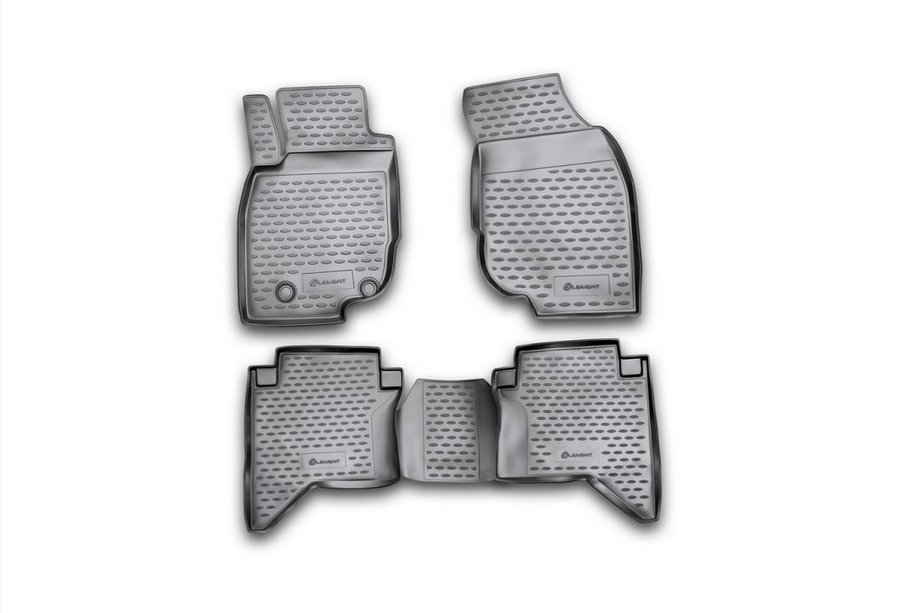 Toyota Hilux 2006-2015 (2011-2015) Gummimatten für den Innenraum (4 Stk, Novline) Image