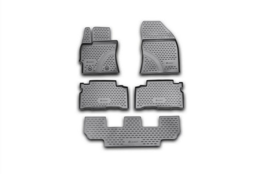 Toyota Verso 2009–2018 (2013↗) Gummimatten für Innenraum (5 Stk, Novline) Image
