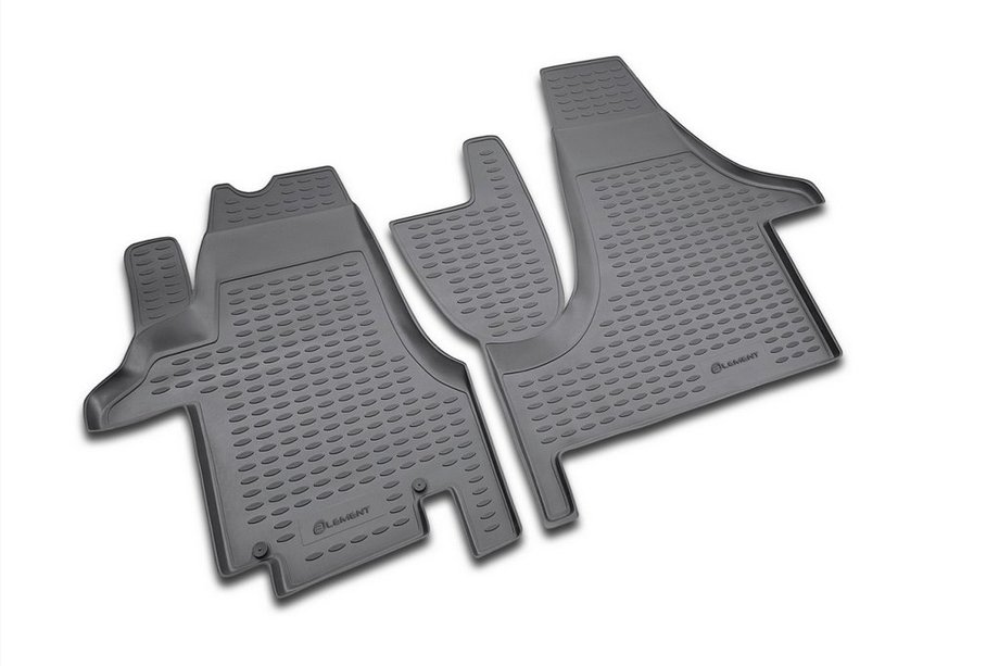Volkswagen T5 Transporter 2003-2010 Gummimatten Innenraum (2 Stk, Novline) Image