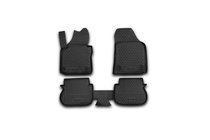 Volkswagen Caddy 2004-2010 Gummimatten Innenraum (4 Stk, Novline, 2 verschiebbar) Foto 1