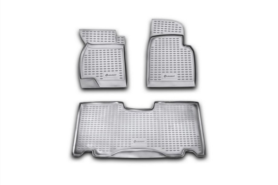 UAZ 3151 1985–2003 (Patriot) Gummimatten (Classic/Comfort) Innenraum (3 Stk, Novline) 2005-2014 Image