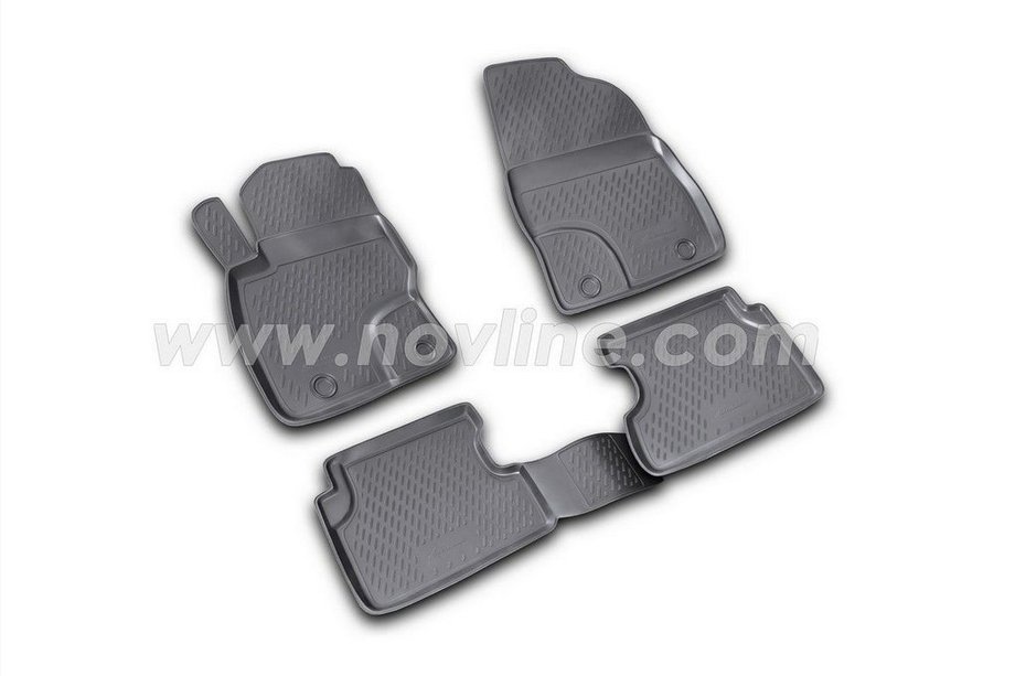 Ford Focus II 2005-2008 Gummimatten Innenraum (4 Stk, Novline) Variante 1 Image
