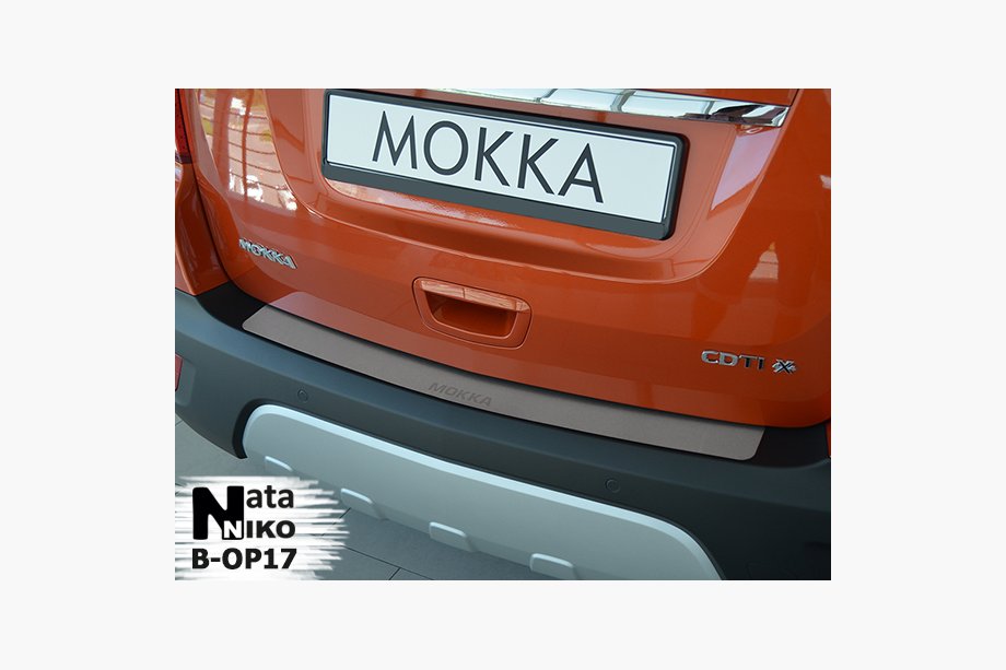 Opel Mokka 2012-2021 Heckstoßstangenabdeckung Nataniko (2012-2016, Edelstahl) Image