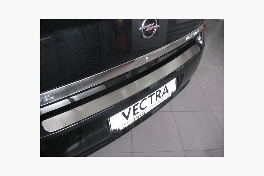 Opel Vectra C 2002-2008 Heckstoßstangenabdeckung Natanika (Edelstahl) Image