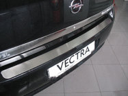 Opel Vectra C 2002-2008 Heckstoßstangenabdeckung Natanika (Edelstahl) Foto 1