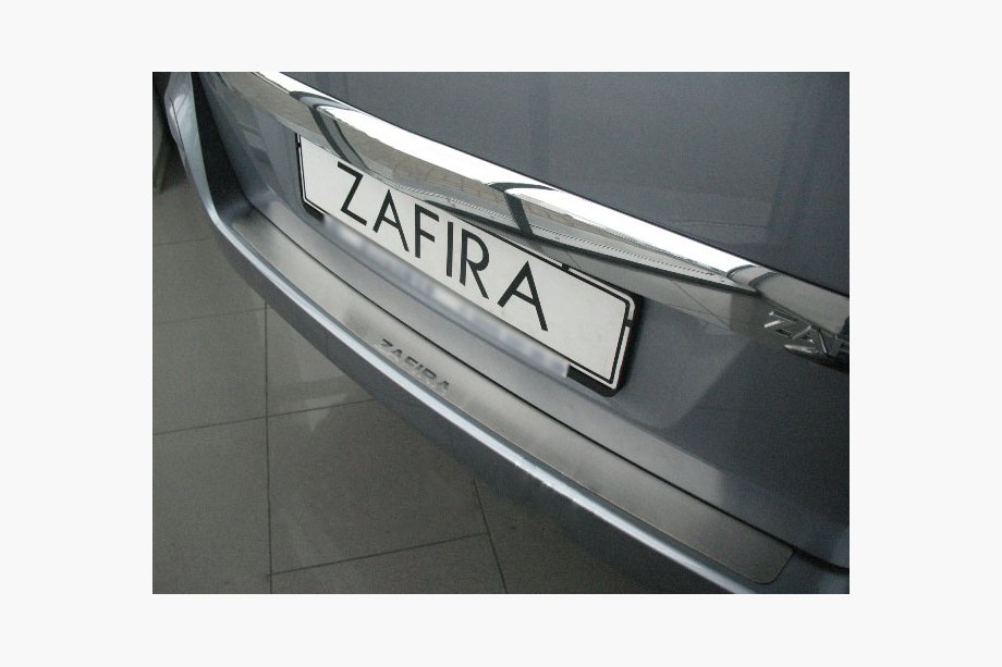 Opel Zafira B 2005–2011 Heckstoßstangenabdeckung Natanika (Edelstahl) Image