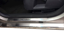 Skoda Octavia II A5 2010-2013 Einstiegsleisten Abdeckungen Nataniko (8 Stk, Edelstahl) Standard - Lohmann Band, 0.5 mm Foto 1