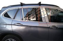 BMW X1 E84 2009-2015 Edelstahl Türsäulen Zierleisten 6 Stück Foto 1