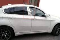 BMW X6 E71 2008–2014 Edelstahl Türsäulen Zierleisten Foto 1