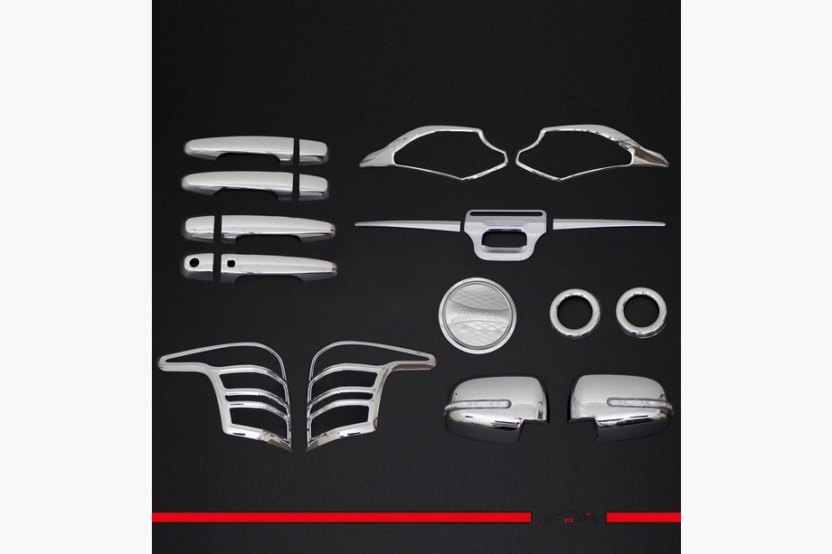 Fiat Fullback 2016- Satz Zierleisten (Chrom ABS) Image