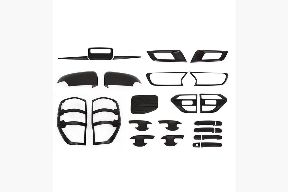 Ford Ranger 2011–2022 Verkleidungssatz 2015+ (schwarzes ABS) Image