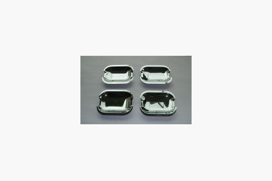 Mercedes ML W163 1997-2005 Chrom Unterlagen für Türgriffe (4 Stk., Edelstahl) Image