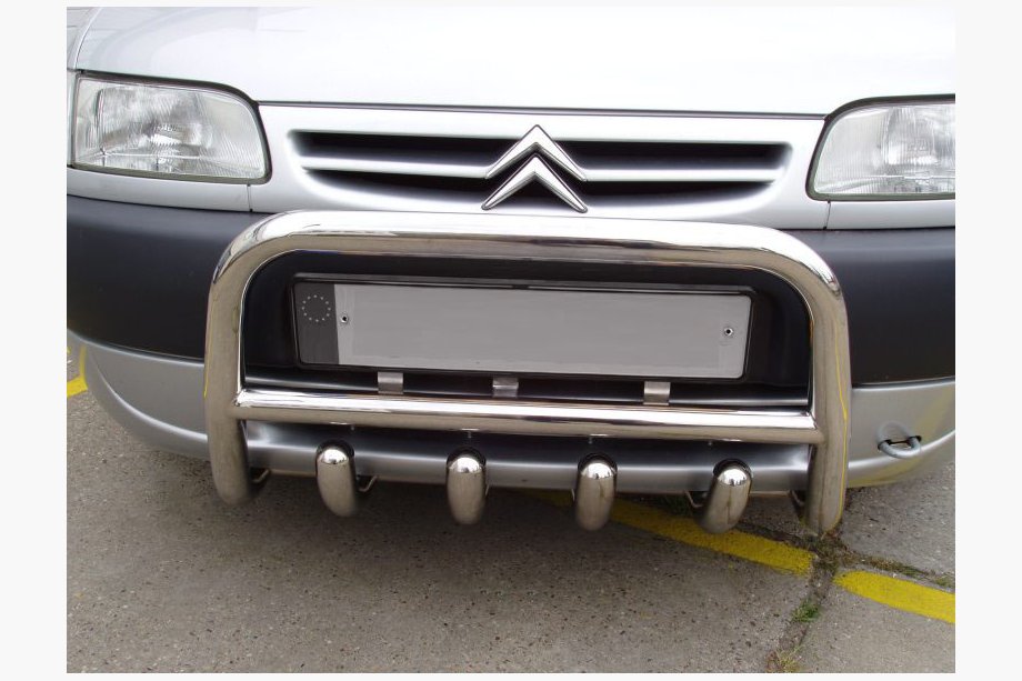 Peugeot Partner 1996-2008 Frontbügel QT006 (Edelstahl) 51 mm Image