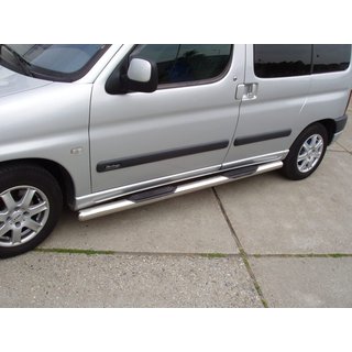 Seitliche Rohre (2 Stk., Edelstahl) Citroen Berlingo 1996-2008 Foto 1