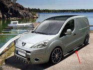 Citroen Berlingo 2008-2018 Seitliche Rohre (2 Stk., Edelstahl) 70mm, mit Kunststoff-Trittflächen Foto 1