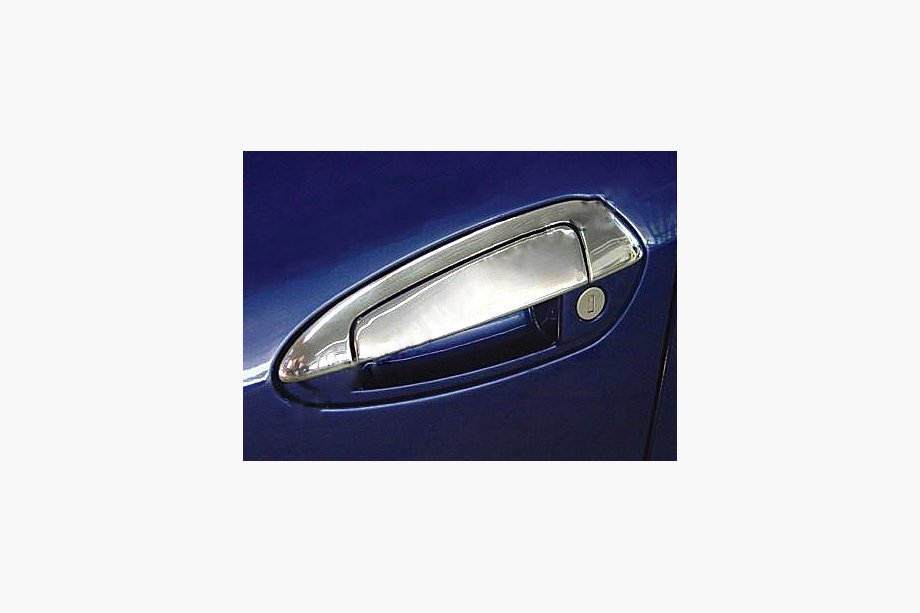 Fiat Punto Grande/EVO 2006-2018 Chrom Türgriffabdeckungen mit oberem Teil (2-türig, Edelstahl) Image