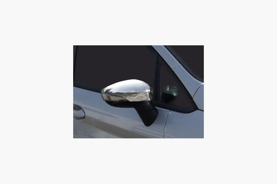 Ford Fiesta 2008-2017 Spiegelabdeckungen (Edelstahl) Image
