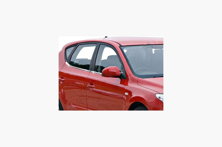 Hyundai I-30 2007-2011 Fensterzierleisten unten Edelstahl (6 Stk.) Foto 2